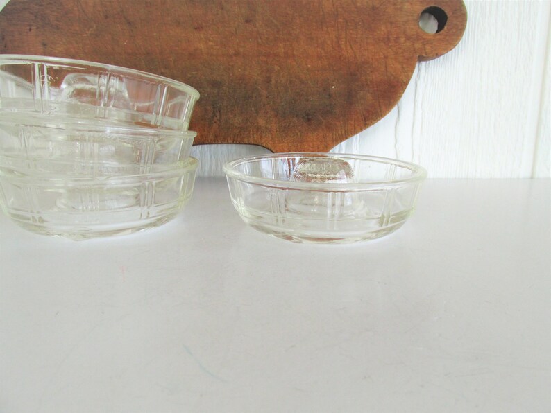 Glasbake Little Princess Glass Molds Small Glass Jello Molds Etsy