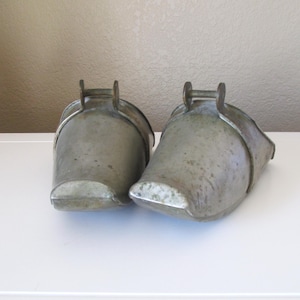 Antique Brass Conquistador Stirrups: 19th Century Spanish Horseman Decor