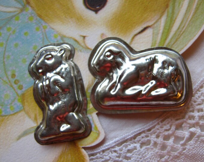 Mini Vintage Candy or Butter Molds, Lambs Etsy
