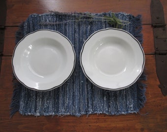 Restaurant Ware Soup Bowls Set of Two Made in Poland Stamped Inter American Porcelain