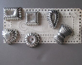 Chocolate Moulds Silver Miniature Molds Moulds Candy Making Molds Vintage