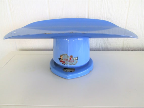 Vintage Baby Scale Nursery Decor Blue HoneySuckle… - image 2