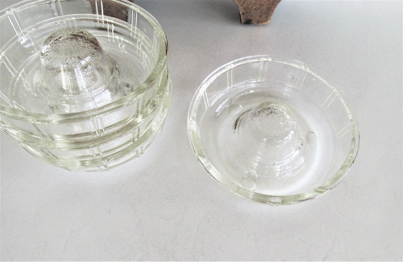 Glasbake Little Princess Glass Molds Small Glass Jello Molds Etsy