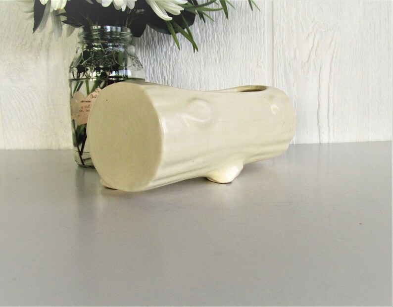 Hillbilly McCoyShawnee Garden Gnome Planter Elf Vintage American Art Pottery 1550/'s Pottery Ivory Ceramic