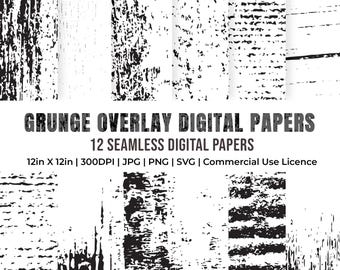 Grunge Distressed Overlay Vintage Texture Speckled Weathered Bleach effect Background Scratched Effect Masking (Jpg, Png, Svg)