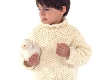 Jersey de cuello alto de lana