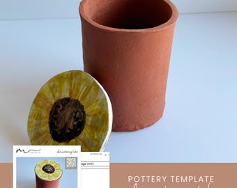 Olla self-watering tube - Pottery Template