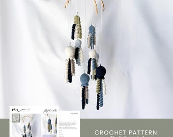 Jellyfish mobile crochet pattern