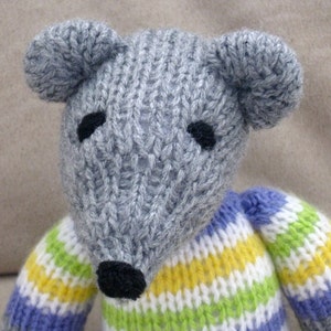 Mr. Mouse - pdf knitting pattern
