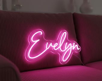 カスタムネオンネームサイン、子供部屋ライト、ネオンウォールアート、ティーンルームデコレーション