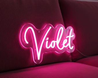 子供用カスタムネームネオンサイン、寝室用ネオンサイン、カスタムネオンサイン、寝室、寝室装飾、子供部屋装飾、子供へのホームデコレーションギフト