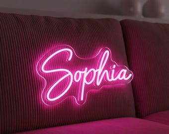 カスタムネームネオンサイン、子供部屋用カスタムネオンサイン、ホームデコレーション、寝室デコレーション、子供へのパーソナライズギフト、壁飾り、誕生日プレゼント