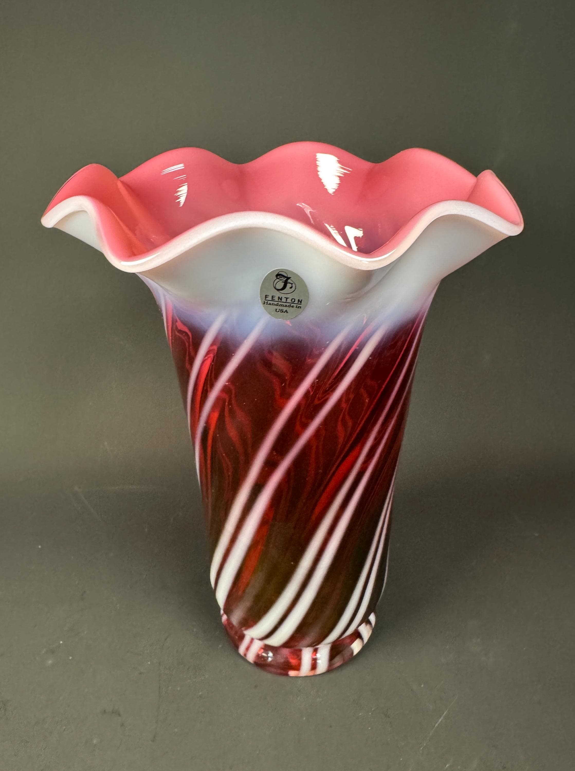 Fenton Optic Swirl - Etsy