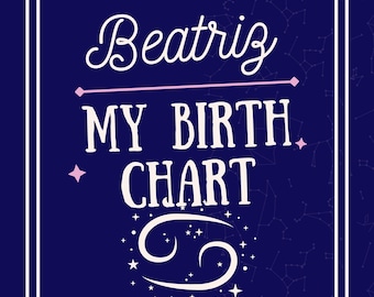 Astrology: Digital Birth Chart Reading with Design - 100% Personalized and Custom-Made Report in Over 35 Pages - With Cover