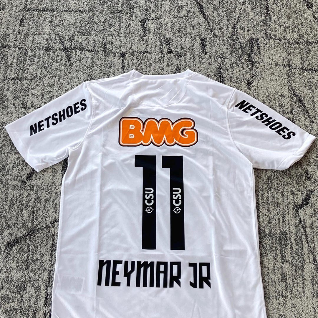 Neymar Santos 2011 Football Official Jersey Size L Brazil