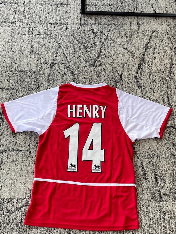Arsenal 2002/03 Henry #14 Short Sleeve - Etsy