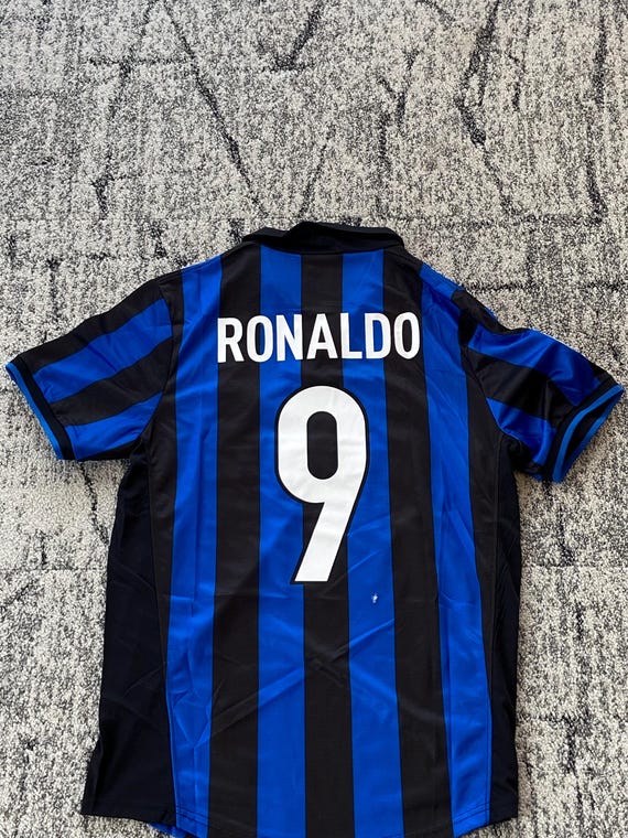 Inter Milan 1999 Ronaldo #9 Short Sleeve - Etsy