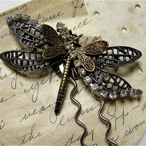 Dragonfly Large Hair Pin image 1