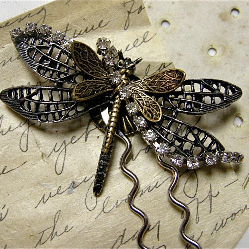 Dragonfly Hair Etsy