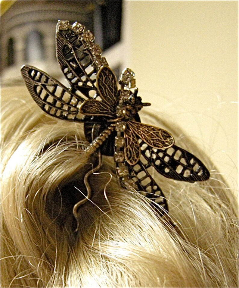 Dragonfly Large Hair Pin image 4