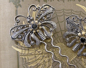 Large Butterfly Hair Pin