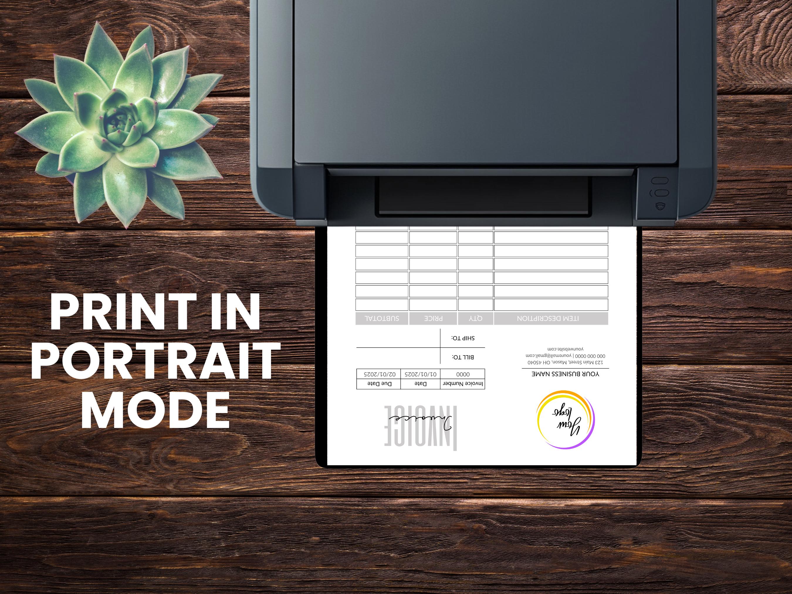 Editable Printable Invoice, Printable Invoices, Invoice Templates ...