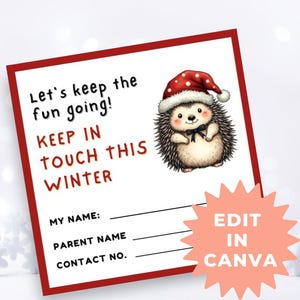 Cartões de Natal editáveis Lets Play, cartões Keep In Touch, cartões Playdate para crianças, cartões Play Date para crianças, cartões Keep In Touch Playdate