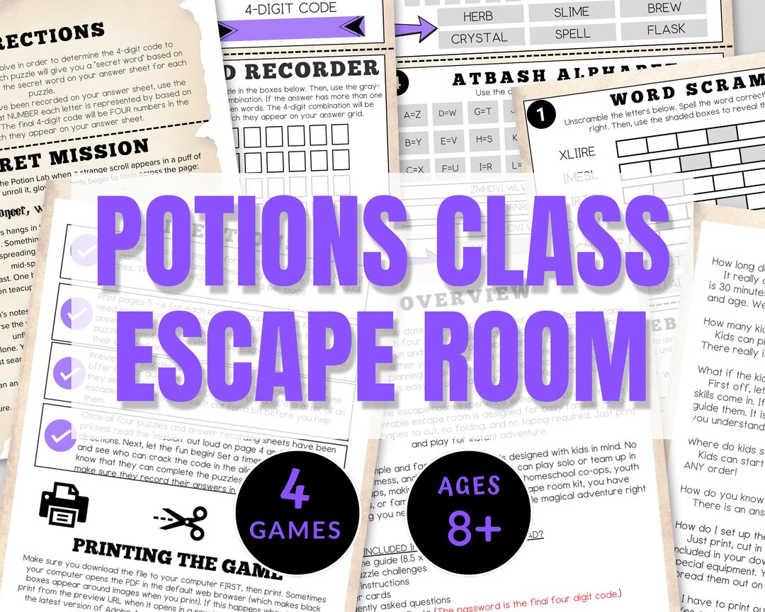 Mini Escape Room for Kids, Halloween Escape, Escape Rooms, DIY Mystery ...