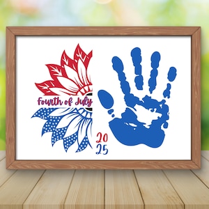 Arte com pegadas para o dia 4 de julho, artesanato para o Memorial Day, arte com pegadas, artesanato com pegadas, currículo pré-escolar, ideia para creche, atividade para crianças, carta