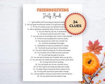 Juego de preguntas y respuestas para la noche de Acción de Gracias entre amigos, Juegos para la noche de chicas, Juego para adultos, Juegos para la noche de chicas, Noche de trivia para la noche de Acción de Gracias entre amigos, Juego de fiesta virtual