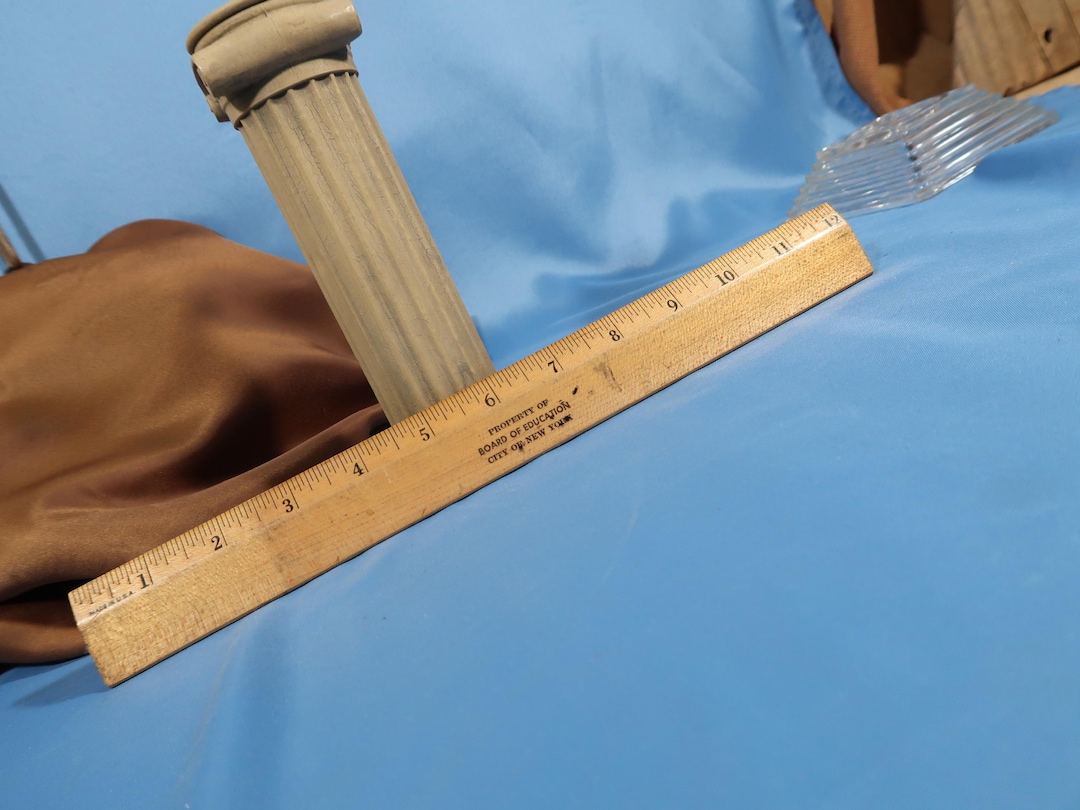 ANTIQUE WOODEN RULER, New York City Board of Education, 12 Inch Wooden ...