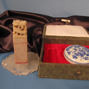 DRAGON Stempel Siegel für Sandi, Speckstein chinesische Stempel Siegel für Sandi, Foo Drachen Stempel, chinesischen Foo Hund Lion personalisierte Sandi-Siegel-Stempel, Sandi