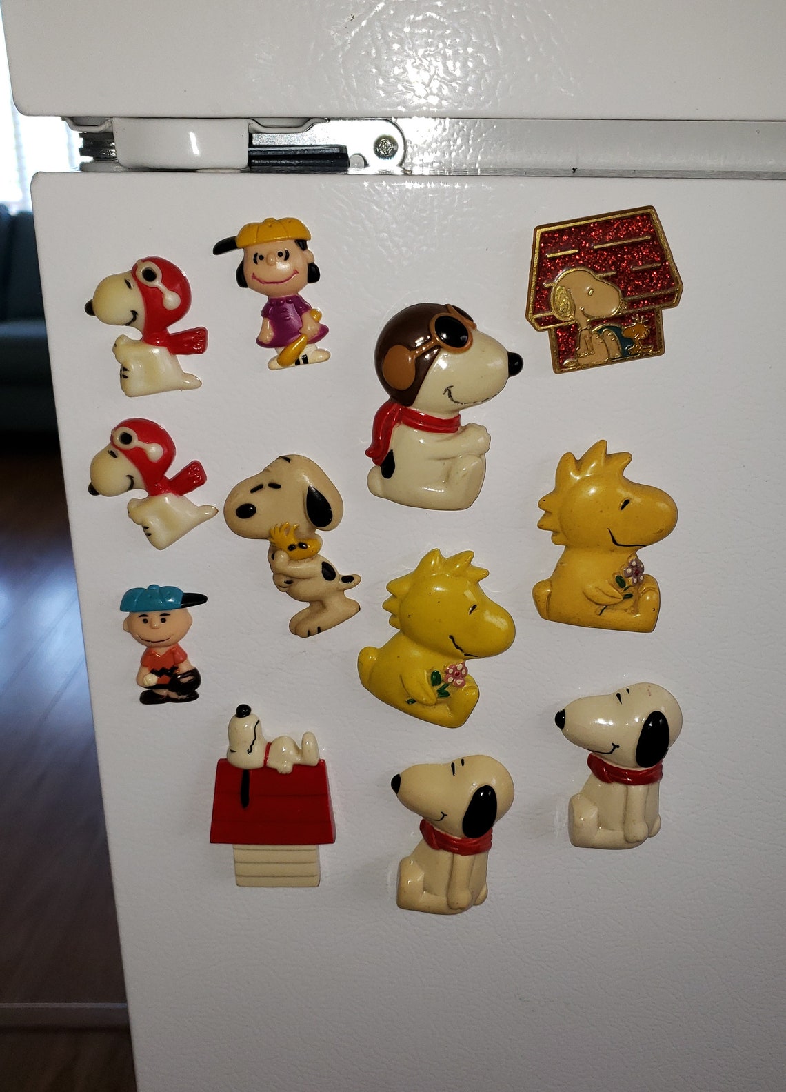 SNOOPY VINTAGE REFRIGERATOR Peanuts Gang Snoopy Etsy