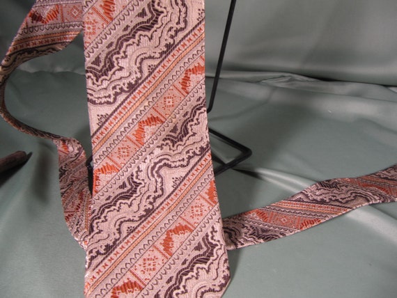 RETRO SWISS SILK Tie,100 percent silk tie, silk t… - image 5