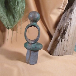 Vintage Metal Paperweight, Iron Finial Paperweight, Antique Office Paperweight, Desk Accessories, Old Heavy Paperweight, Farmhouse Decor