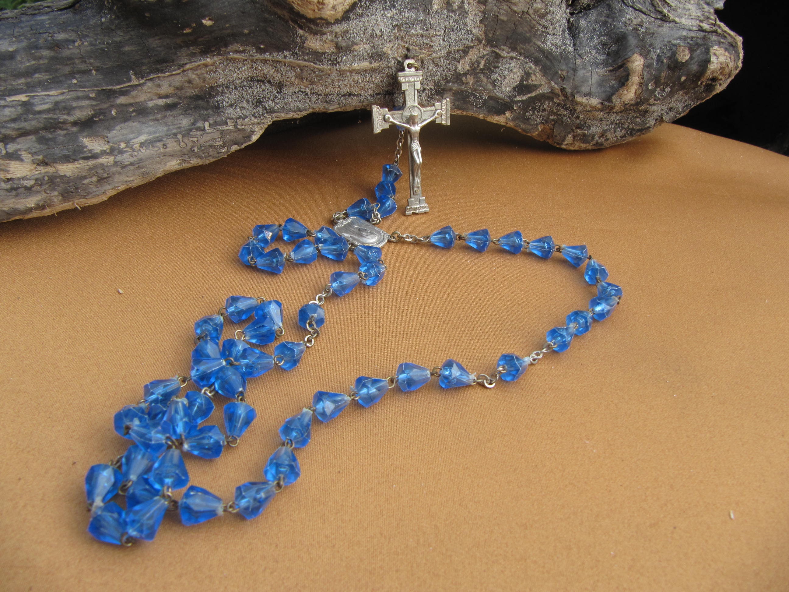 ITALIAN ROSARY BEADS made in Italy with Sacred Heart Blessed Etsy