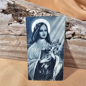 CARTE DI PREGHIERA MEMORIALI,Santa Teresa del Piccolo Fiore, 16 carte commemorative, 1940-20O0,San, Cartoline commemorative religiose cristiane Santa Teresa,S