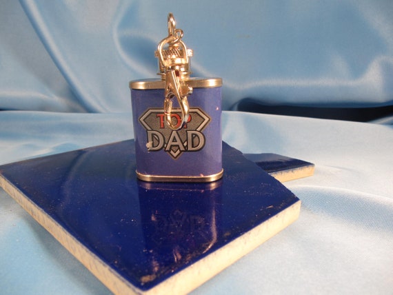 FLASK KEYCHAIN for DAD, One ounce stainless steel… - image 3