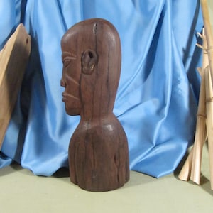 AFRICAN STATUE of ELDERLY Male, Iron Wood Carving of elderly African Male, Wood carving,African Wood Carving,Besmo like art,Art of africa ca