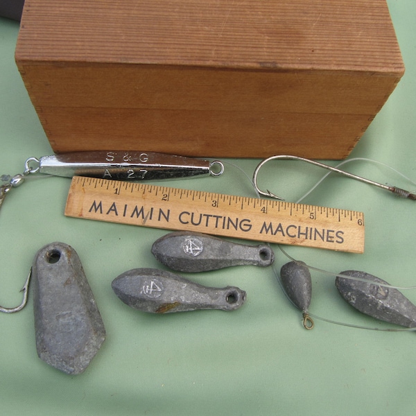 Antique Fishing Weights Etsy