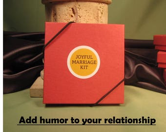 Marriage Survival Kit, Marriage Survival Help Box, Fun Wedding Keepsake Gift, Joyful Marriage Kit, Husband Survival Kit, Groom Wedding Gift