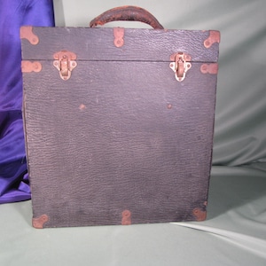 ANTIQUE UTILITY BOX, Saint Marys Equipment Box by Holland Brass Works 1942 Chicago, Antique Utility Box with Handle, small antique unique