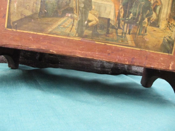 Vintage Magazine Rack, Vintage Magazine Holder, Wood Magazine