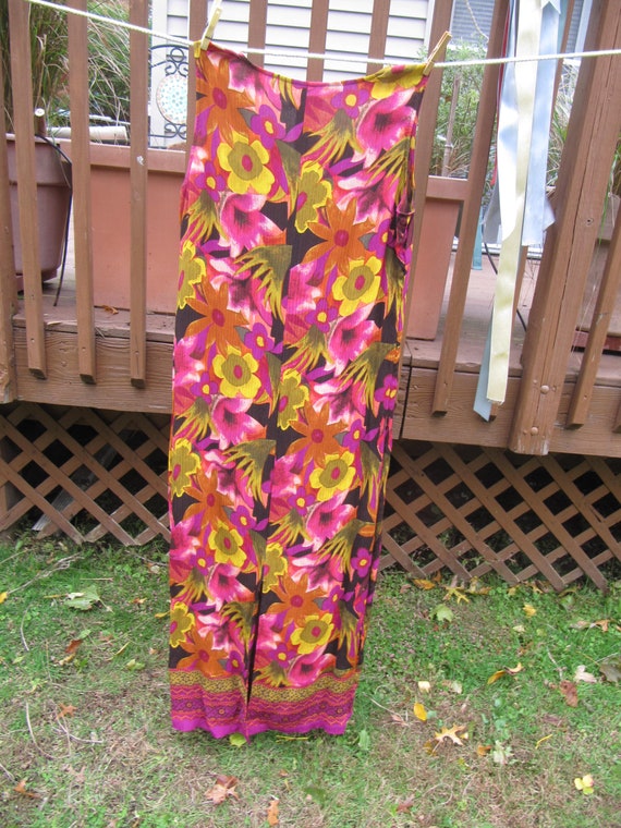 FLORAL SILK DRESS,Silk floral summer silk fabric … - image 5