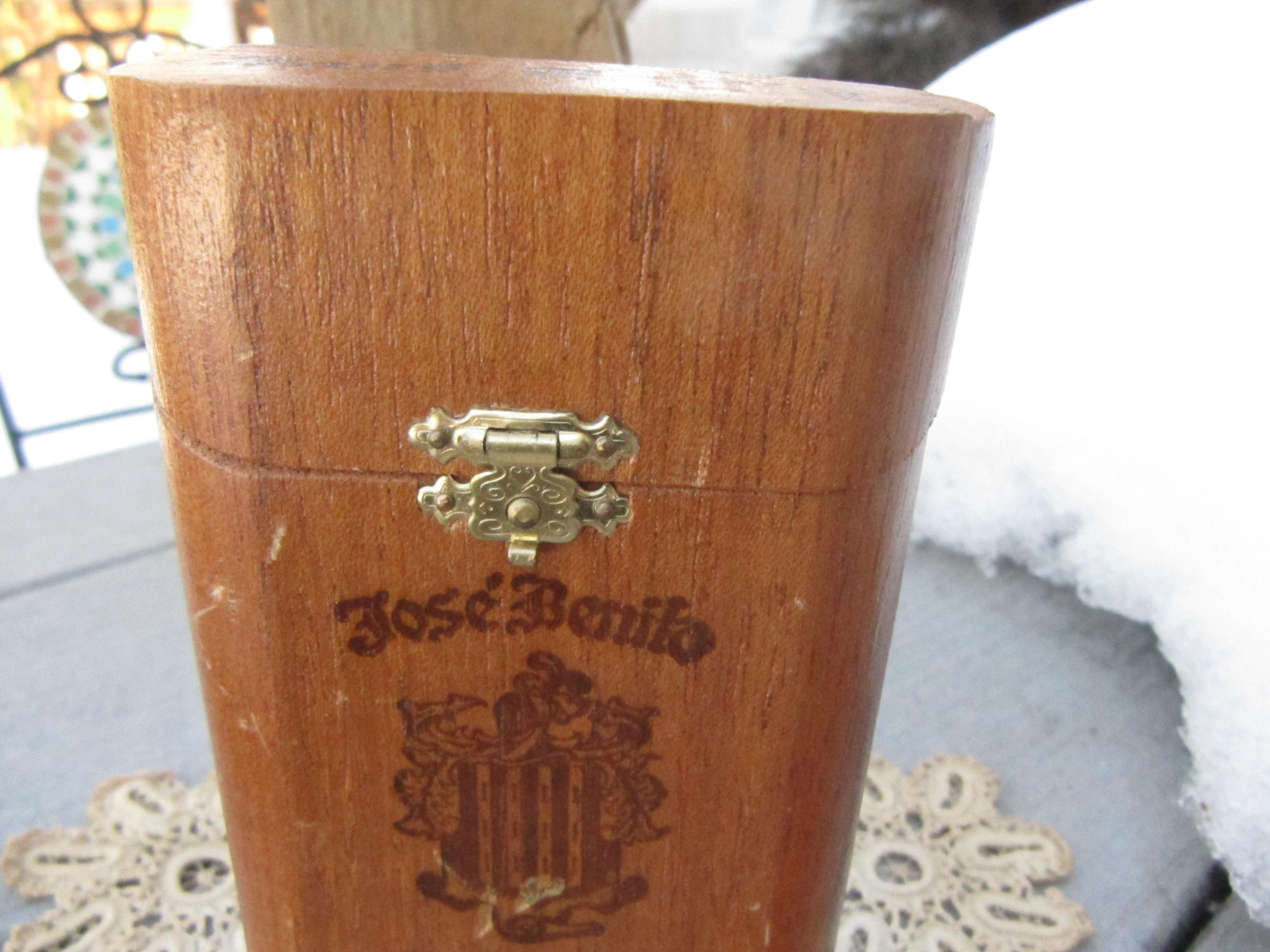 JOSE BENITO CIGAR Box Caja de cigarros vintage con latón como | Etsy