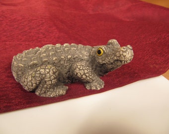 MINIATURE CROCODILE, Crocodile made of resin, Tiny Crocodile, Little Crocodile, two inch crocodile, small crocodile, little mini crocodile