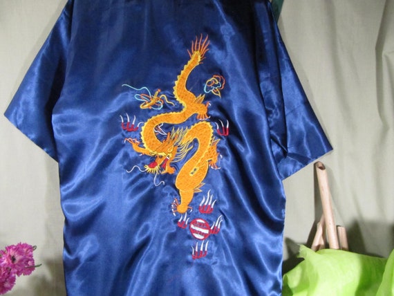 EMBROIDERED DRAGON ROBE,Traditional Japanese/Chin… - image 6