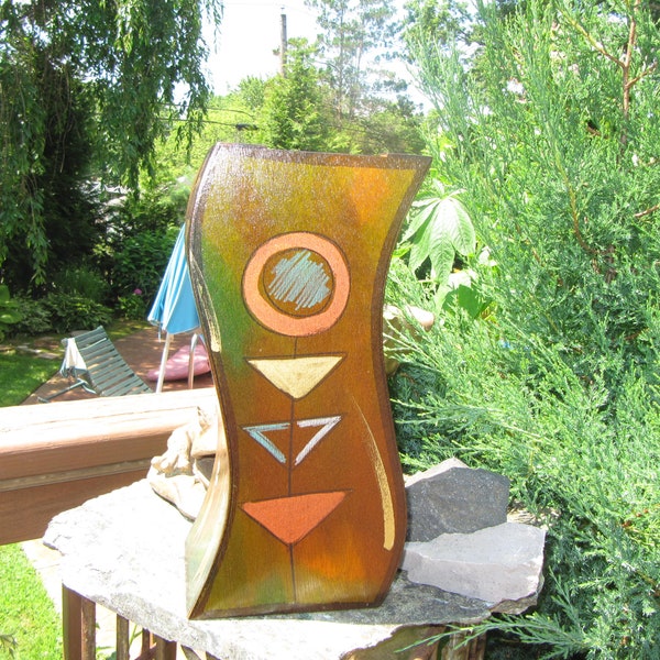 KAKADU RUET VASE wood Vase, Wood Sculpture, Island Carving, Home Decor, Tropical Art, Australian Art wood vase with Animal Totem