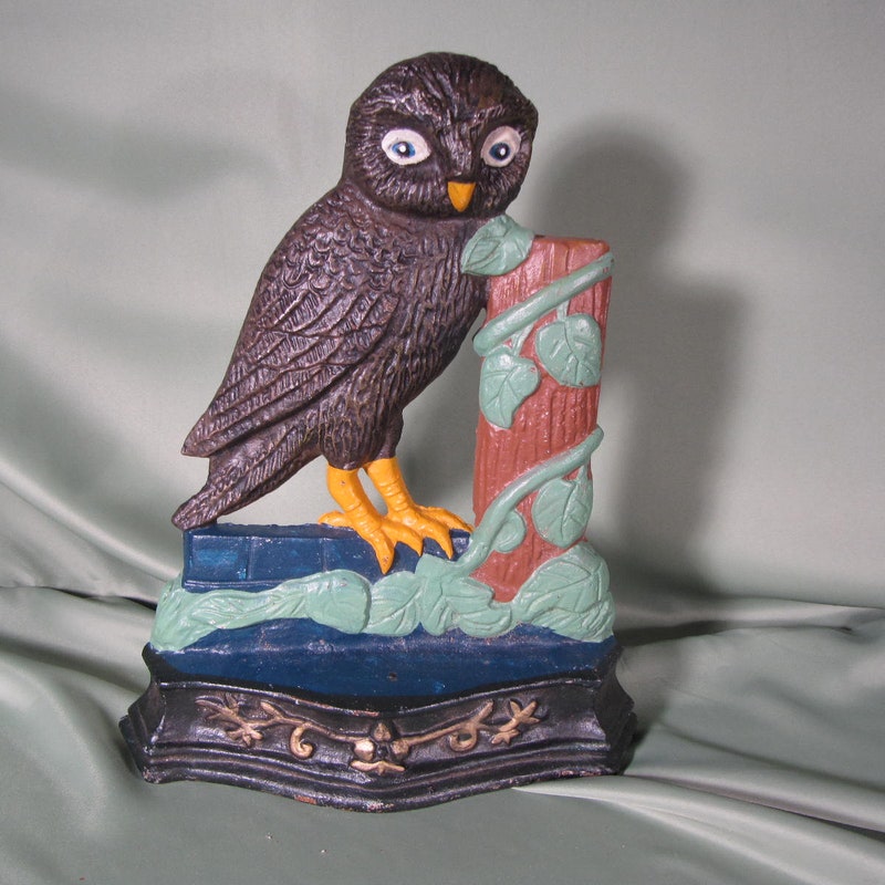 Vintage Owl Door Stop - Etsy