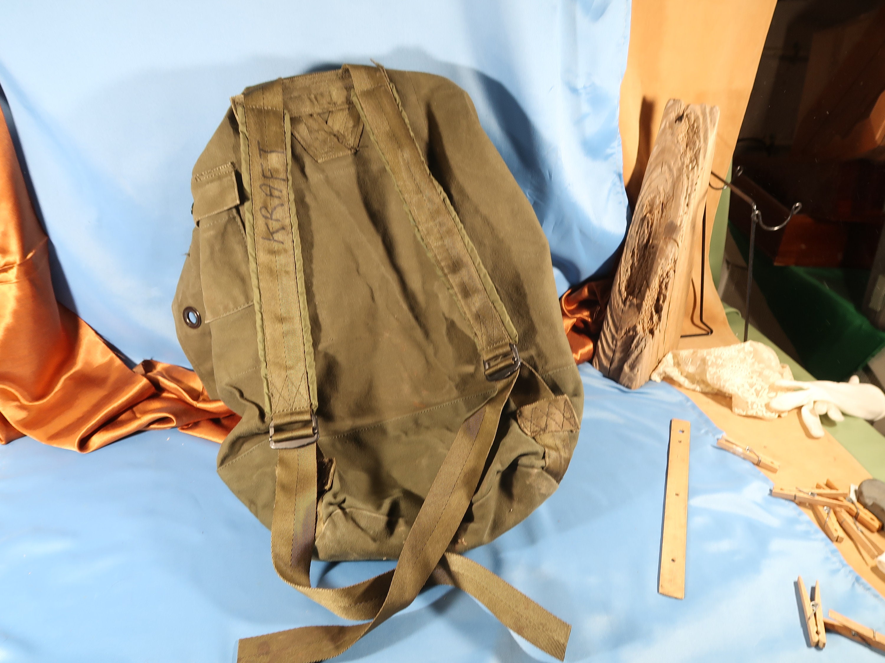 US ARMY DUFFEL Bag, United States Army Supply Bag, Us Army Canvas